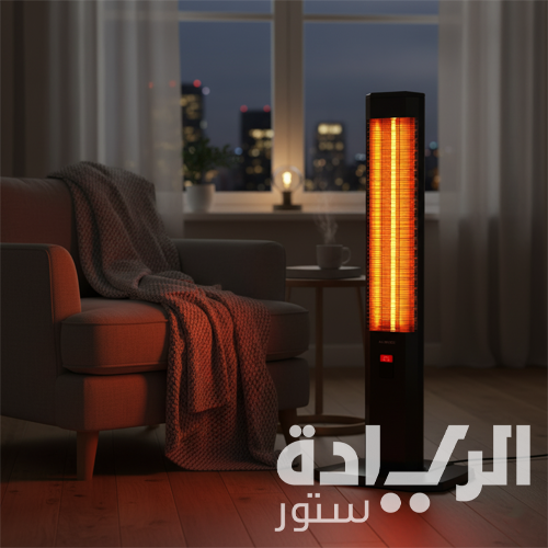 دفاية كهربائية بيورتي كوميتل 1800 وات، أسود - موديل - MHR-1800