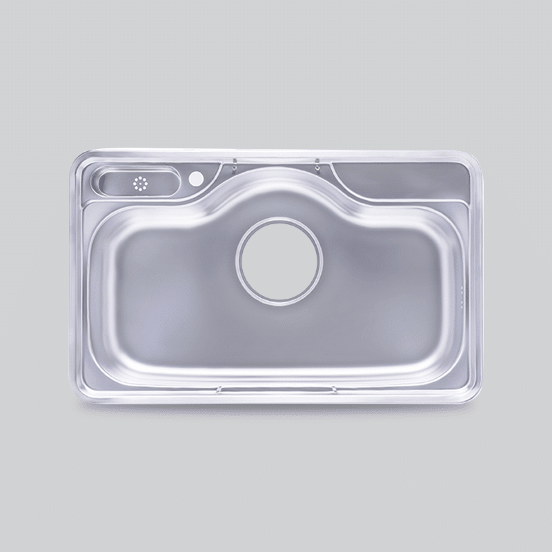 هانز ـ حوض مطبخ كوري ستانليس ستيل مقاس 85*51 موديل DJIS 850p