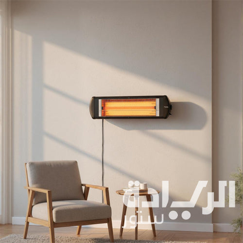 دفاية كهربائية بيورتي كومتيل 2500 وات - 220~240 فولت، لون أسود، موديل - EX-25