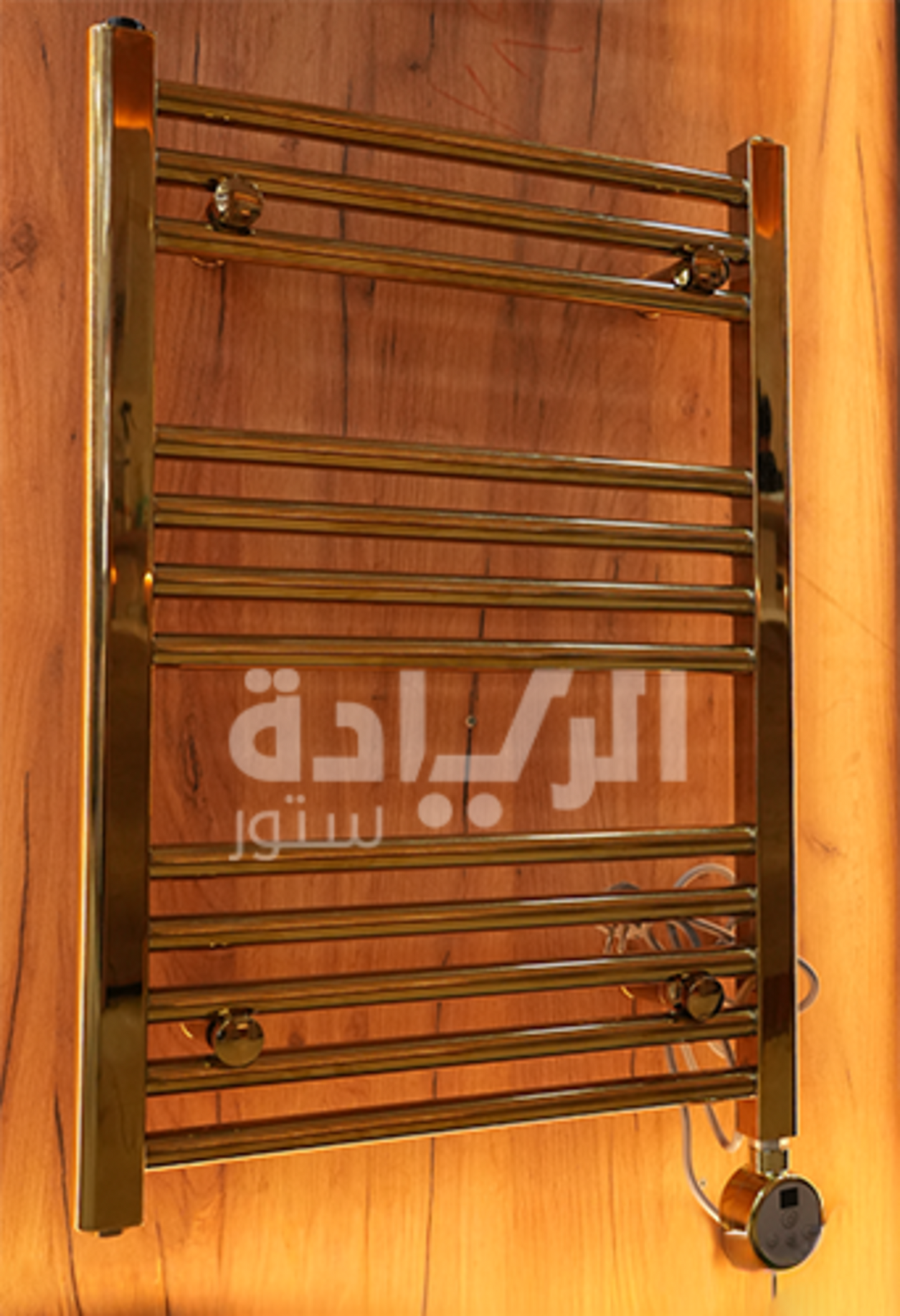 دفاية كهربائية ذهبية بيورتي - 50*90 سم - 400 وات - تصميم أنيق وتجفيف مناشف الحمام