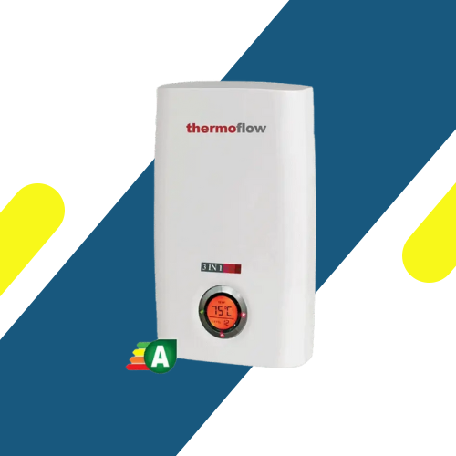 سخان مياه كهربائي فوري 3IN1 من ثيرموفلو بقدرات متعددة (18/21/24KW) – بدون خزان – شاشة ديجيتال