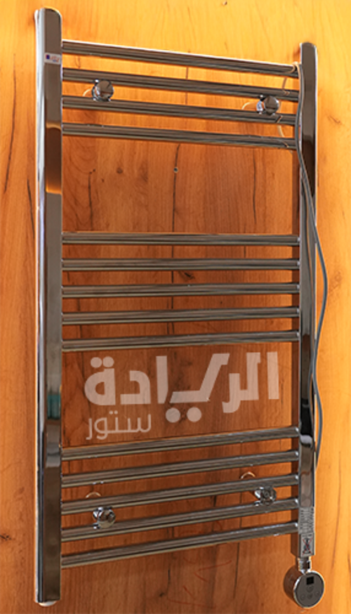 دفاية كهربائية فضية 300 وات - تصميم أنيق وتجفيف مناشف الحمام