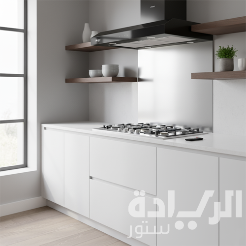 شفاط مطبخ مسطح بلت إن بيورتي – 60 سم، أسود - قوة شفط 450 م³/ساعة، تحكم باللمس + ريموت - موديل - PTSLIM PLUS BL 60CM