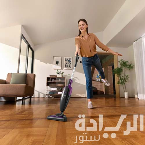 مكنسة أرزوم برونتو لوكس 2 في 1 – يدوي وعصا – لون بنفسجي غامق – موديل - AR4075