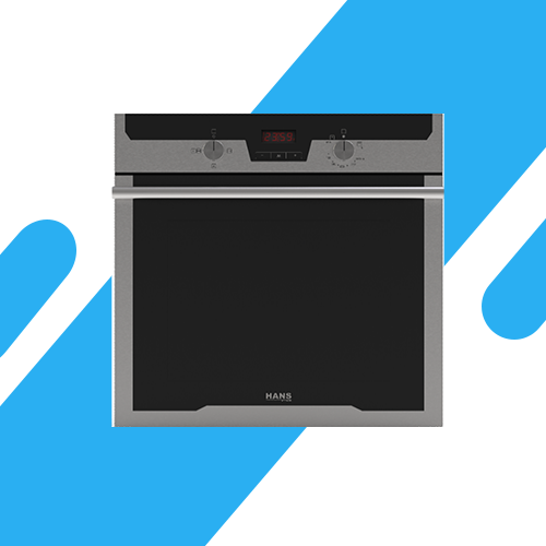 فرن غاز بلت إن هانز مقاس 60 سم - سعة 73 لتر - مع مروحة تيربو موديل - HANS OGO202 L.S