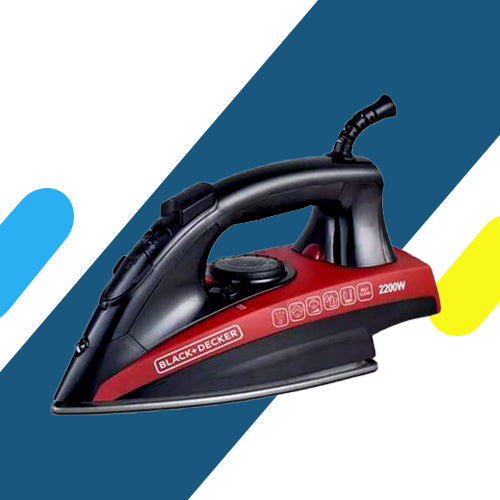 مكواة بخار بلاك اند ديكر 2200 وات قاعدة سيراميك لا تلتصق – موديل - X2200