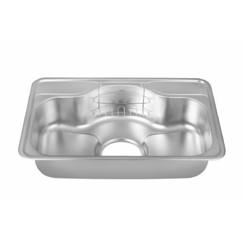 حوض مطبخ ستانلس ستيل هانز سيسو 75×48 سم – موديل CDUC 750