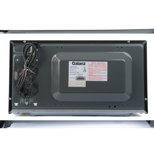 ميكرويف جالانز 38 لتر 1300 وات بشواية – أسود – خاصية إذابة التجميد السريع – موديل – D100N38ATP-SS