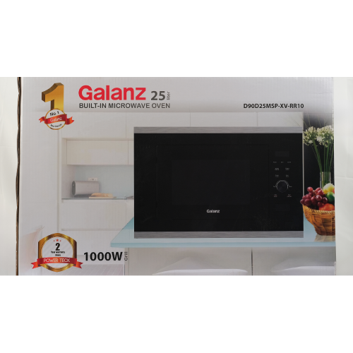 ميكروويف بلت إن جالانز 25 لتر 1000 وات بشواية – برامج طهي أوتوماتيك – موديل – D90D25MSP-XVRR10