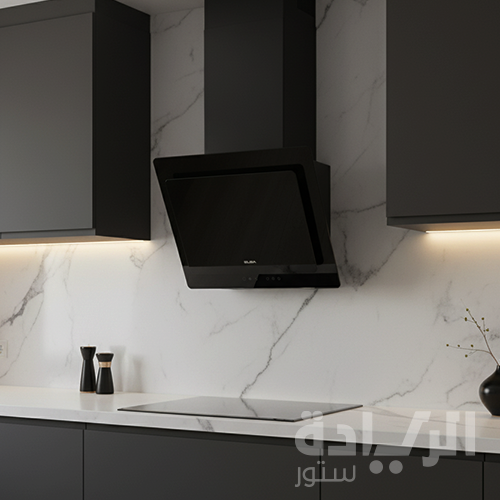 شفاط مطبخ بلت إن إلبا – أسود – تحكم باللمس – فلتر كربوني مقاس 60 سم قوة شفط 850م³/س - موديل - ECH 642 XR