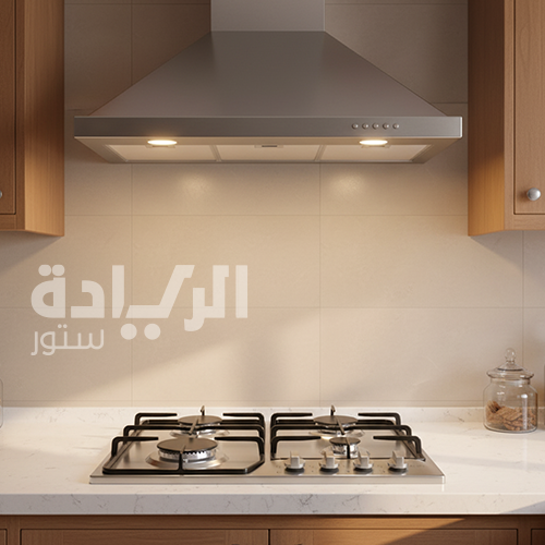 مسطح غاز بلت إن إلبا، 4 شعلة، استانلس ستيل، 60 سم - موديل - EF60-401X