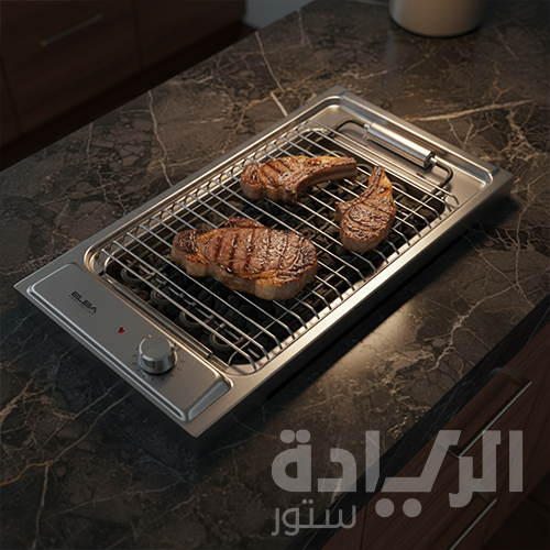 شواية بلت إن كهربائية بالفحم إلبا EN30-700XD - ستانلس ستيل، 30 سم