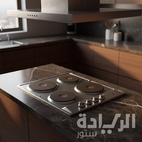 مسطح كهرباء بلت إن إلبا – مقاس 60 سم – 4 شعلات تسخين سريع – ستانلس ستيل – موديل - ENS60-040XD