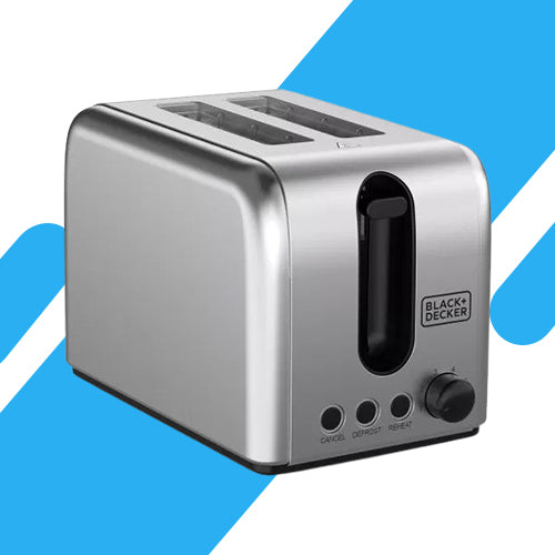 توستر بلاك آند ديكر - ستانلس ستيل - 1050 وات - 6 مستويات - موديل ET244