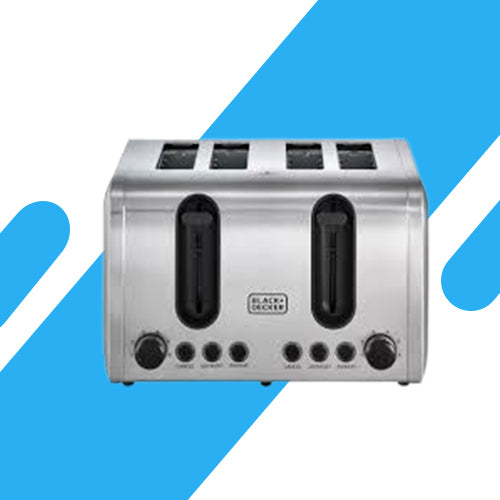 توستر ستانلس ستيل بقوة 2100 واط من بلاك اند ديكر موديل ET444