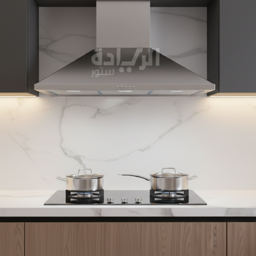 شفاط مطبخ هرمي بيورتي – عرض 90 سم، قوة شفط 1000 م³/س - موديل - ETO PRO PLUS X