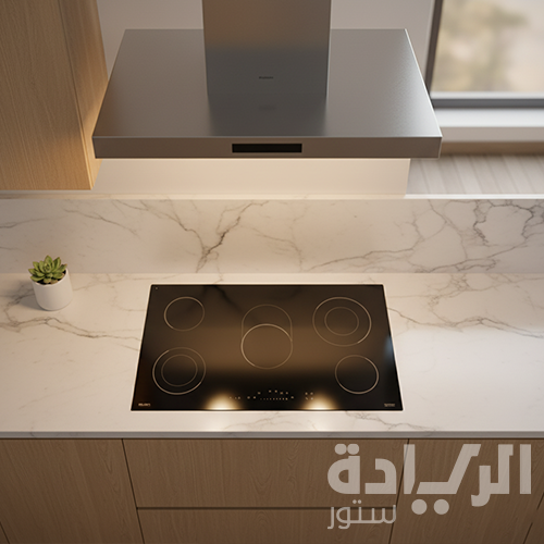 بوتاجاز كهرباء بلت إن إلبا – 90 سم – 5 شعلات – زجاج سيراميك – تحكم باللمس - موديل - EVC905XF