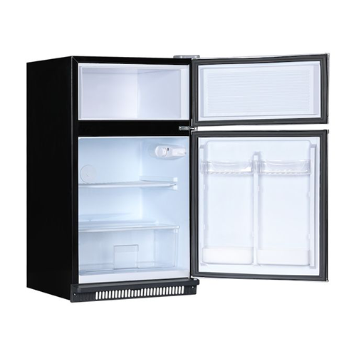 ثلاجة ميني بار باساب – 146 لتر – بابين – تبريد فعال – لون أسود - 6 قدم - موديل - FG200