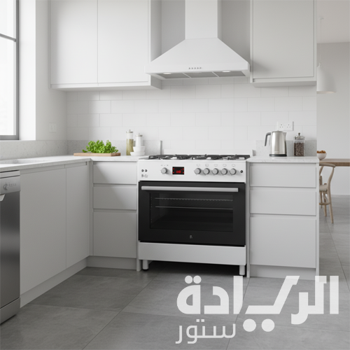 بوتاجاز غاز فري ستاند 90 سم من بيورتي - فضي – 5 شعلات – سعة 120 لتر – أمان كامل – موديل - FRGG9050