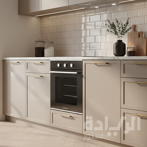 فرن بلت إن غاز إيكوماتيك 60 سم كريستال أسود – شواية غاز – سعة 67 لتر - موديل - G6404GT