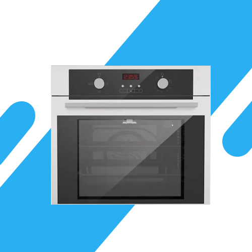 فرن بلت إن غاز إيكوماتيك 60 سم – شواية غاز – مروحة تبريد – ستانلس ستيل – 67 لتر - موديل - G6424T