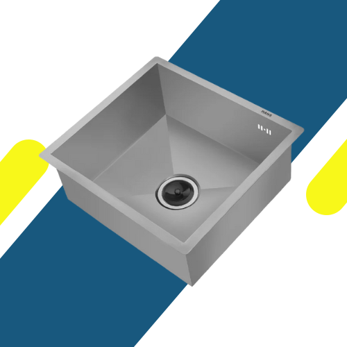 حوض مطبخ هانز ستانلس ستيل 304 – مقاس 61×46×20 سم – موديل – H-61-46