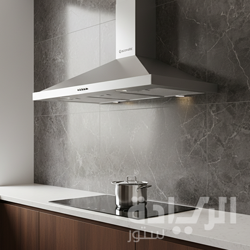 شفاط مطبخ إيكوماتيك مدمج 60 سم هرمي ستانلس ستيل قوة شفط 1000 م³/ساعة - موديل – H6210AB