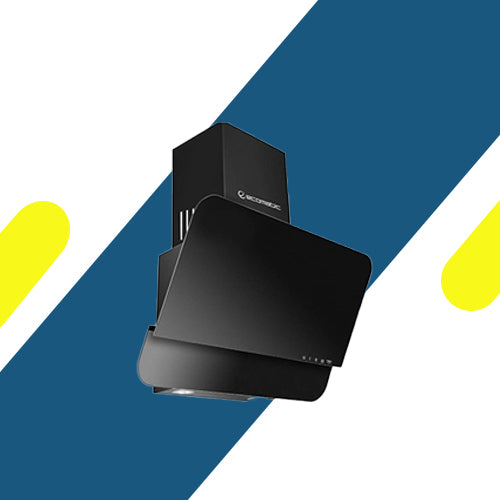 شفاط إيكوماتيك مدمج ديكوري 90 سم بلاك كريستال بقوة شفط 750 م³/ساعة موديل H9207FAB