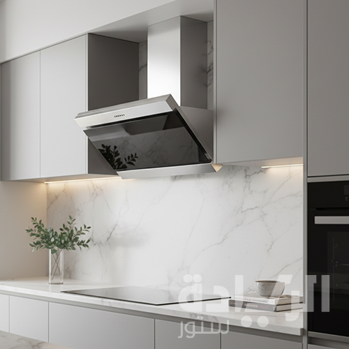 شفاط مطبخ إيكوماتيك مدمج 90 سم بلاك كريستال بقوة شفط 750 م³/الساعة موديل - H9207FOB