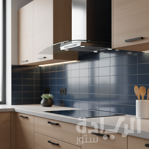 شفاط مطبخ إيكوماتيك مزخرف كريستال ستانلس منحني – 90 سم – قوة شفط 1000 م³/ساعة – H9210KGTX