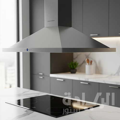 شفاط مطبخ إيكوماتيك هرمي 90 سم قوة شفط 650م³/س - موديل - H96D