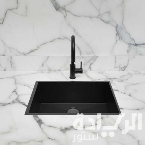 حوض مطبخ ستانلس ستيل 304 يدوي فاخر – بيورتي – 60×48 سم موديل - HANDMADE BL 600