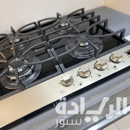 بوتاجاز بلت إن غاز بيورتي 60 سم زجاج أسود – 4 شعلات SABAF – إشعال أوتوماتيك – HPT622-GX