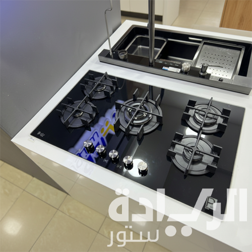 بوتاجاز بلت إن غاز بيورتي 90 سم – زجاج أسود – 5 شعلات SABAF إيطالية – شعلة WOK – إشعال أوتوماتيك – أمان كامل – موديل HPT911G