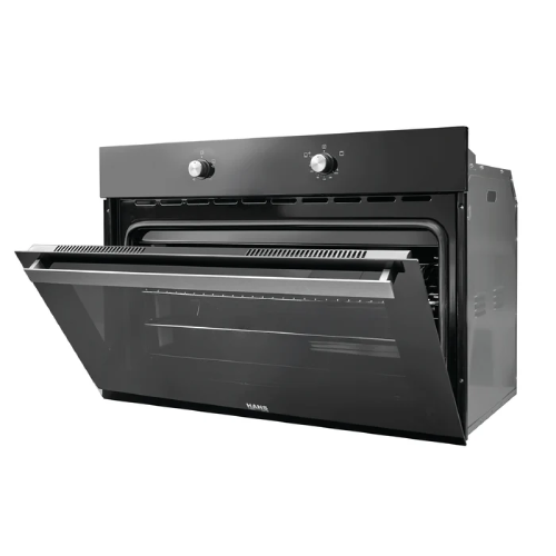 فرن هانز بلت إن غاز 90 سم بشواية ومروحة تبريد – سعة 110 لتر – HANS NERO FGH 4405 BB