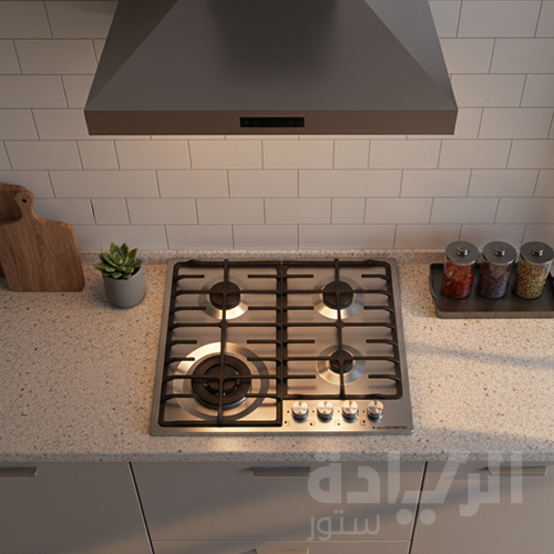 مسطح غاز بلت إن إيكوماتيك – 4 شعلات – استانلس ستيل – 60 سم – موديل – NS603C