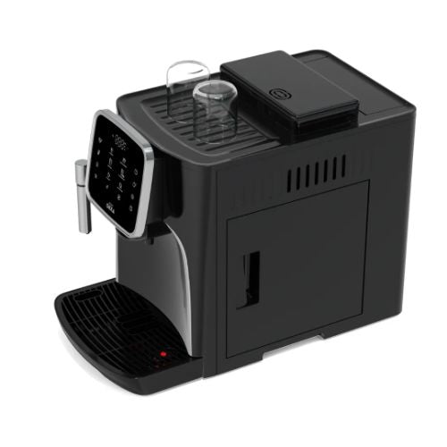 ماكينة أوكا إسبريسو برو أوتوماتيكية بالكامل من أرزوم – أسود/فضي – OK0030-05