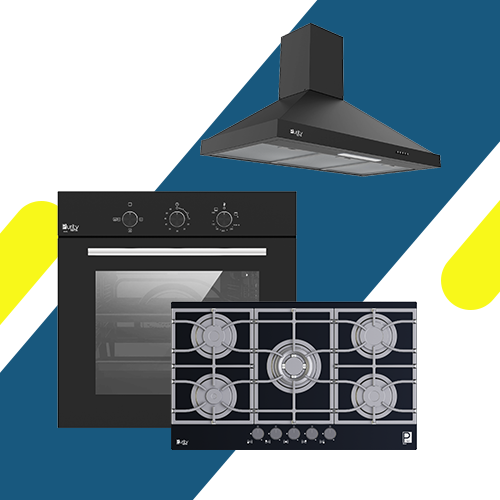 طقم بلت إن بيورتي - فرن بيورتي بلت ان غاز 60 سم أسود مع شواية - موديل - OPT602GG + شفاط بيورتي هرمي - 90 سم - أسود - قوة شفط 650 م3/ساعة - موديل - PANSY 90 BL + بوتاجاز بلت إن غاز بيورتي 90 سم – 5 شعلات SABAF – إشعال أوتوماتيك – HPT939G