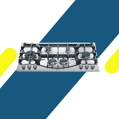 مسطح بلت إن غاز اريستون 90 سم – 6 شعلة (Ariston) – PHN 961 TS/IX/A – إيطالي أصلي – ستانلس