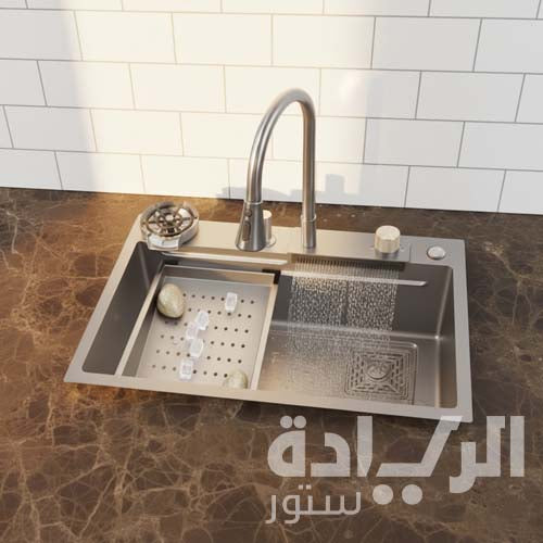 حوض مطبخ بيورتي كوري ستانلس ستيل 304 مقاس 80×48 سم – موديل PSM 800 ST