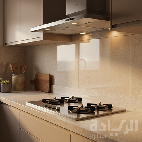 مسطح بلت إن غاز إيكوماتيك كريستال – 60 سم – 4 شعلات فلات – ستانلس ستيل – موديل – S603RBC