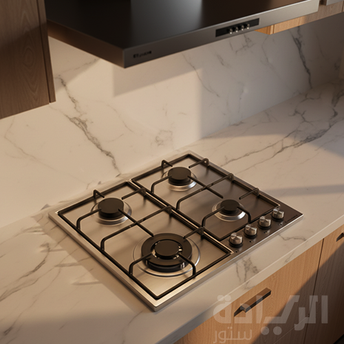 بوتاجاز بلت إن إيكوماتيك غاز 4 شعلات – 60 سم ستانلس ستيل – موديل – S613S