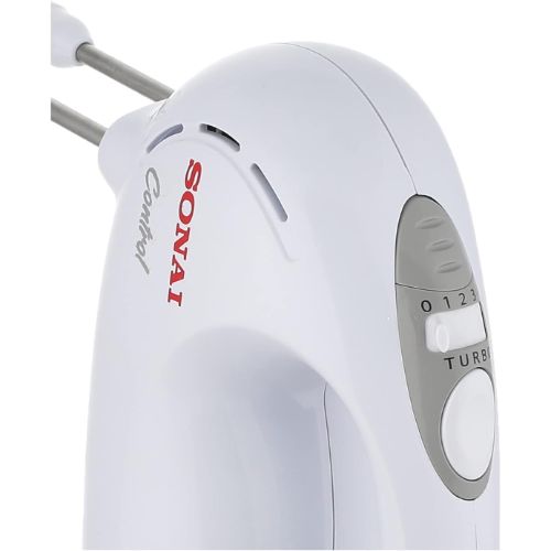 مضرب سوناي يدوي - 425 وات - 4 سرعات - أبيض - موديل SH-720