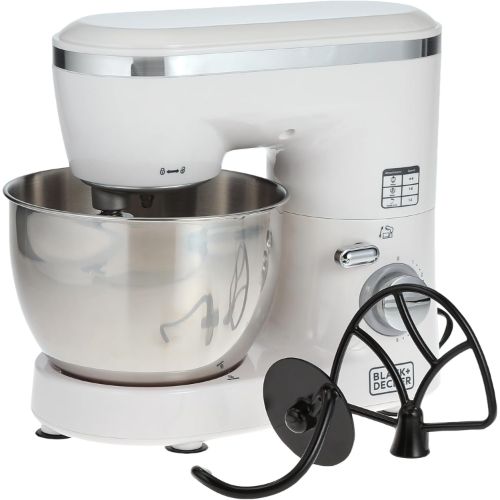 عجانة بلاك اند ديكر – 1000 واط – 4 لتر – أبيض – موديل - SM1000