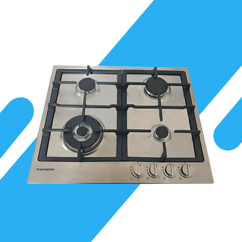 مسطح بلت إن غاز طومسون – 60 سم – 4 شعلات + شعلة ووك – استانلس ستيل – موديل – TH6G3W1VC/S - CKD