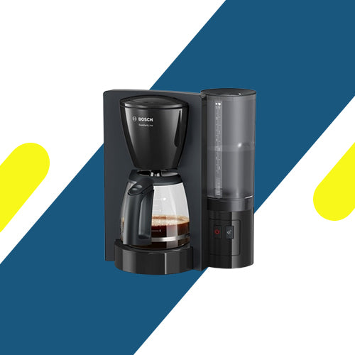 ماكينة قهوة بوش كومفورت لاين TKA6A043 - 1200 وات، سعة 10 أكواب، أسود