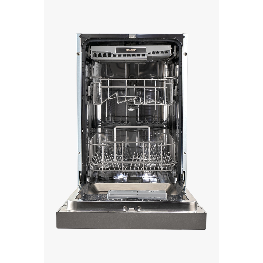 غسالة أطباق جالانز بلت إن 45 سم، 11 فرد، 6 برامج، فضي - موديل - W45A4A401M