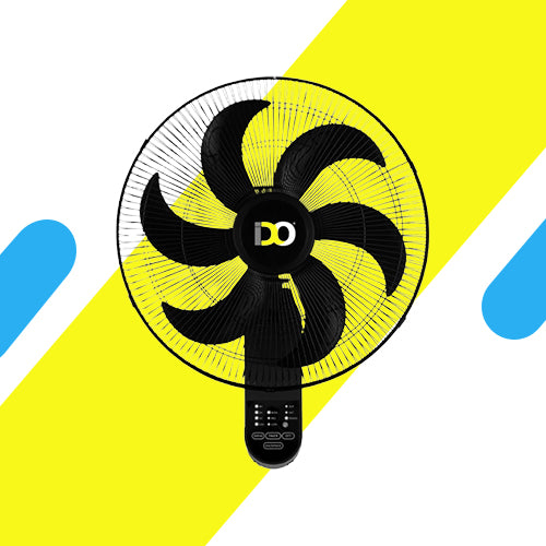 مروحة حائط أي دو 18 بوصة – 75 وات – 6 شفرات – ريموت كنترول – موديل - WF18RC-BK