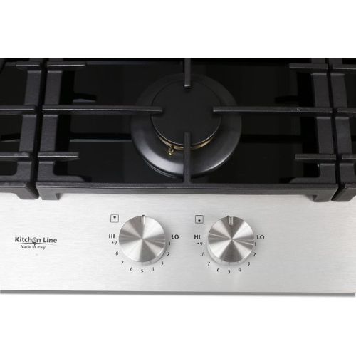 كيتشن لاين مسطح بلت ان 90 سم 5 شعلة غاز سيراميك موديل - ZP.PRO5020