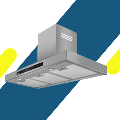 شفاط حائط هانز – 90 سم، قوة شفط 1000 م³/ساعة،فضي، تحكم باللمس - موديل - STILO S 90